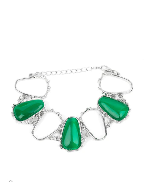 Yacht Club Couture ~ Green Bracelet