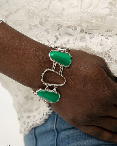 Yacht Club Couture ~ Green Bracelet