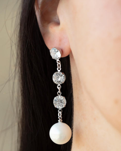 Yacht Scene ~ White Earrings