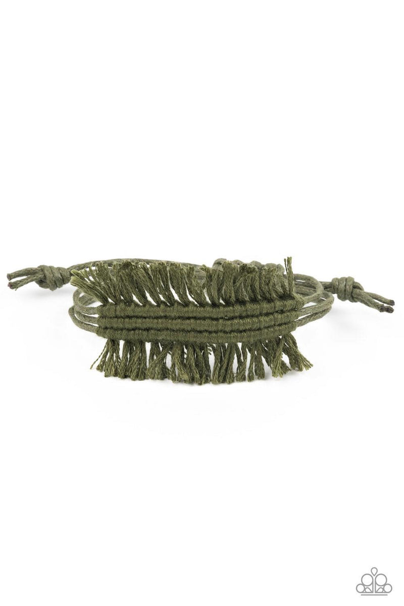 Make Yourself At HOMESPUN ~ Green Bracelet