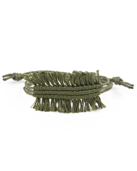 Make Yourself At HOMESPUN ~ Green Bracelet