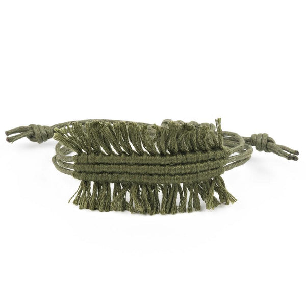Make Yourself At HOMESPUN ~ Green Bracelet