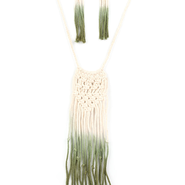 Surfin' The Net ~ Green Necklace