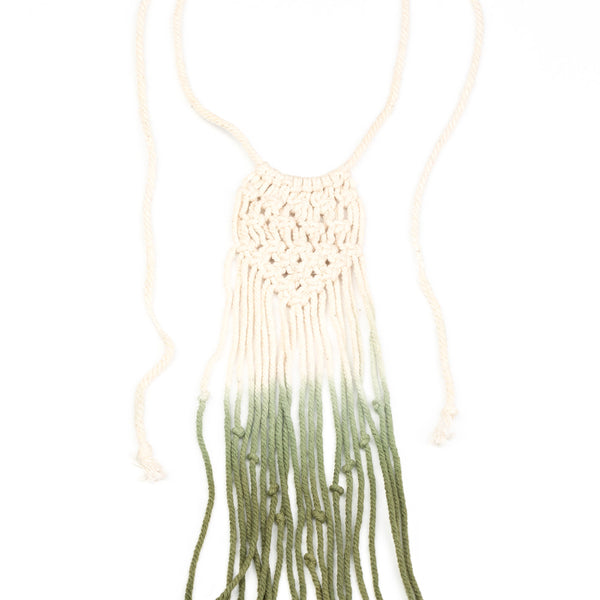 Surfin' The Net ~ Green Necklace