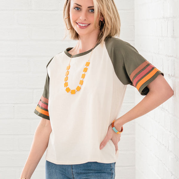 Hello Material Girl ~ Orange Necklace