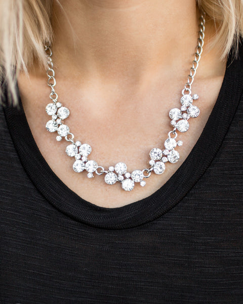 Hollywood Hills ~ White Necklace