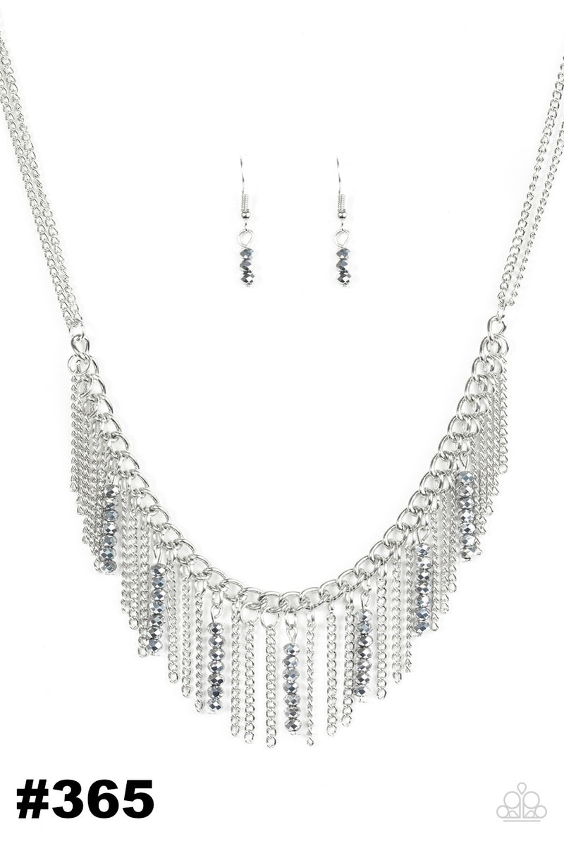 Metro Jungle ~ Silver Necklace