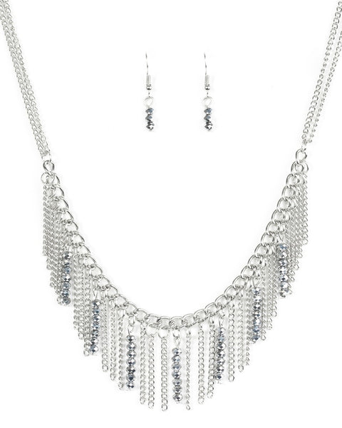 Metro Jungle ~ Silver Necklace