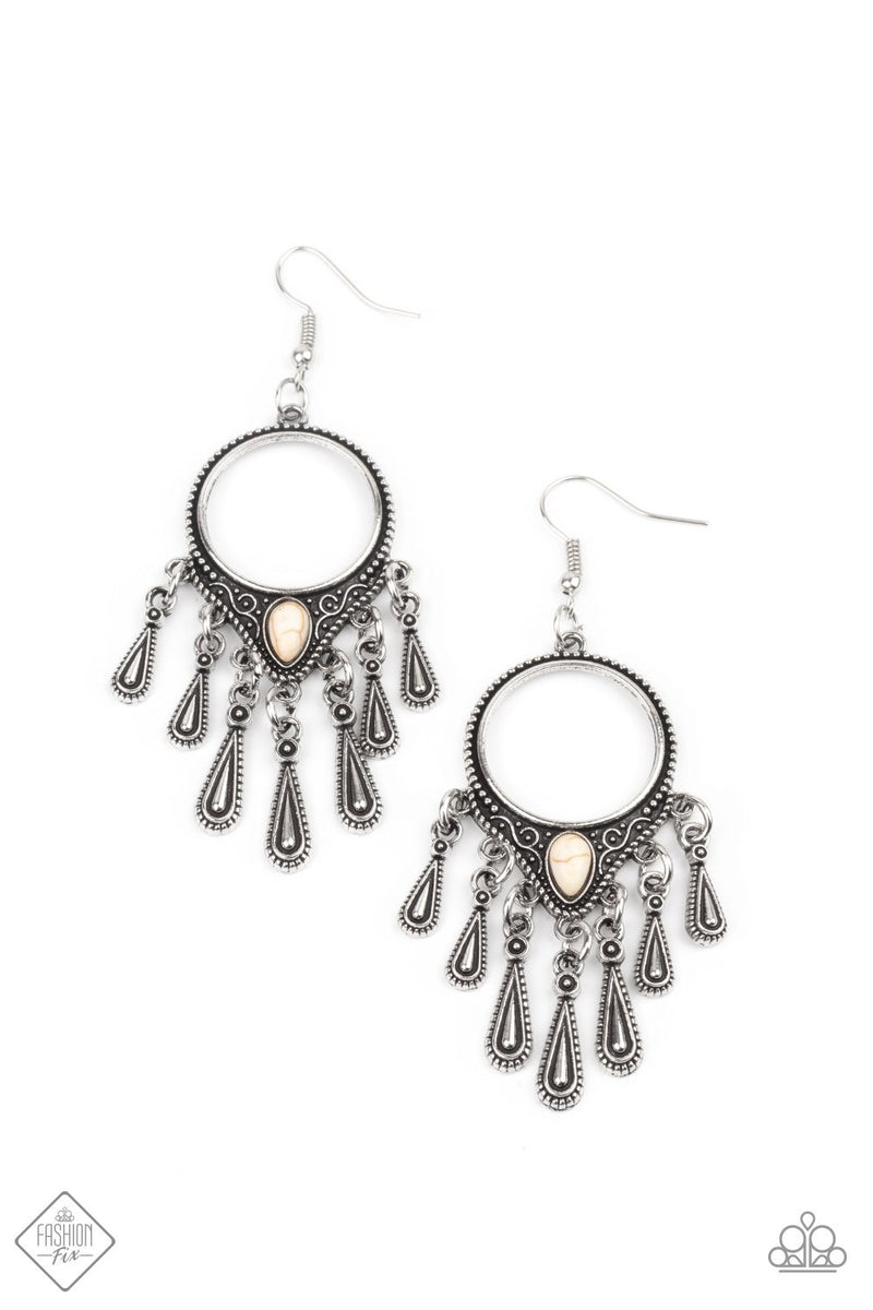 Ranger Rhythm ~ White Earrings