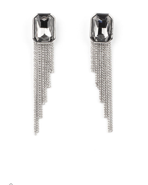 Save For A REIGNY Day ~ Silver Earrings