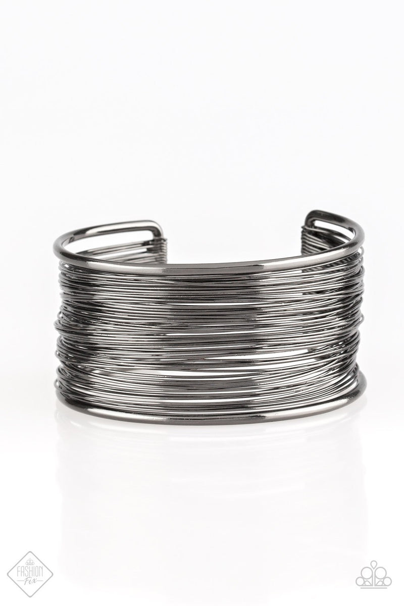 Wire Warrior ~ Black Bracelet