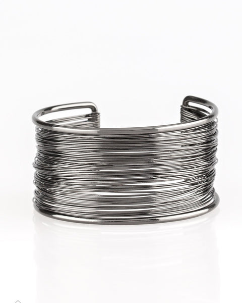 Wire Warrior ~ Black Bracelet