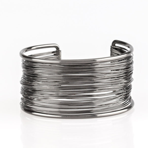Wire Warrior ~ Black Bracelet