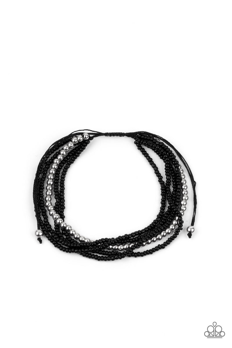 All Beaded Up ~ Black Bracelet