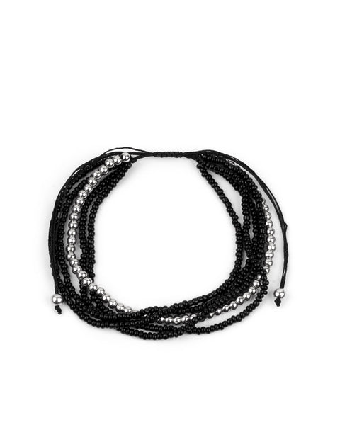 All Beaded Up ~ Black Bracelet