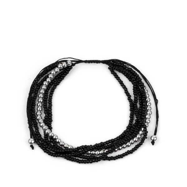All Beaded Up ~ Black Bracelet