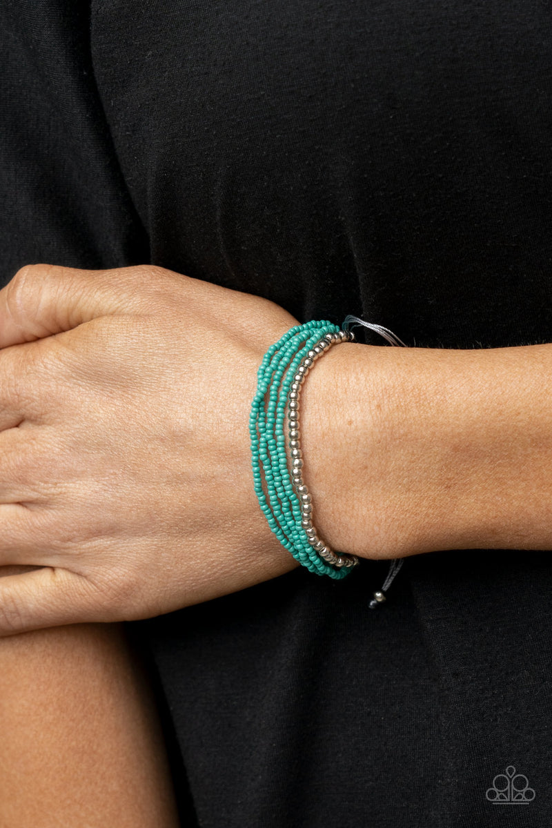 All Beaded Up ~ Blue Bracelet