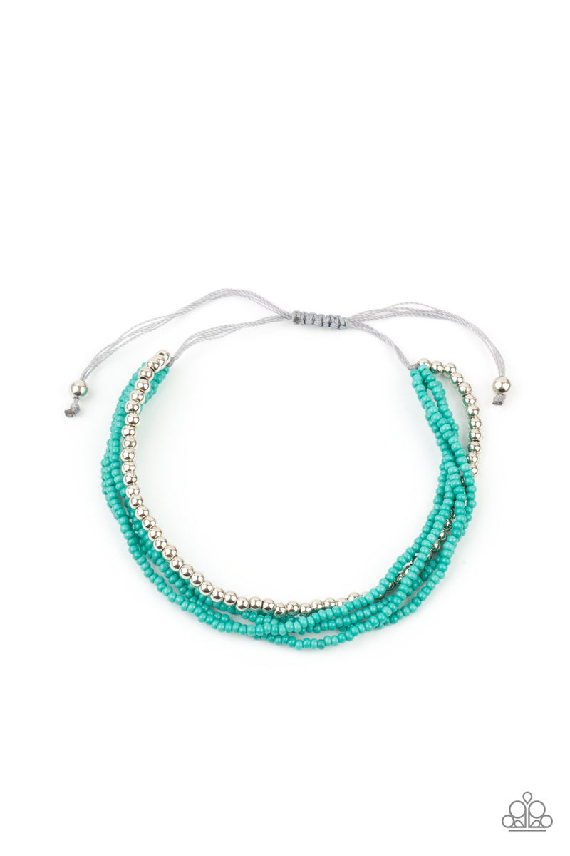 All Beaded Up ~ Blue Bracelet