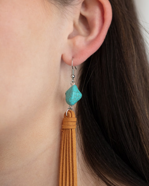 All-Natural Allure ~ Blue Earring