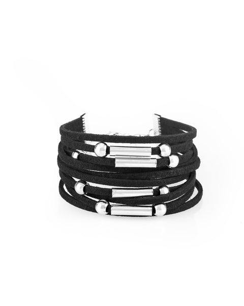Back To Backpacker ~ Black Bracelet