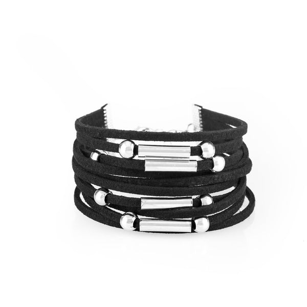 Back To Backpacker ~ Black Bracelet