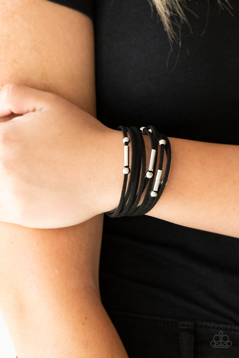 Back To Backpacker ~ Black Bracelet