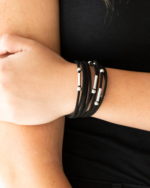 Back To Backpacker ~ Black Bracelet