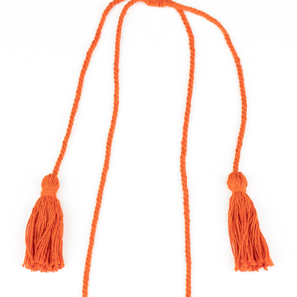 Between You And Macrame ~ Orange Necklace