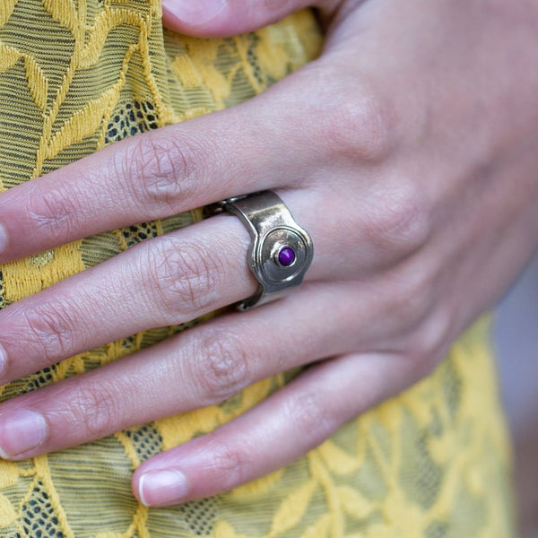 Can't Bead That ~ Purple Ring