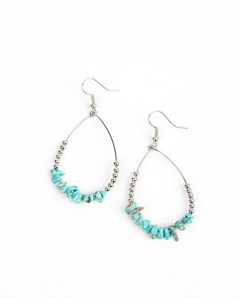 Come Out of Your SHALE ~ Blue Earrings