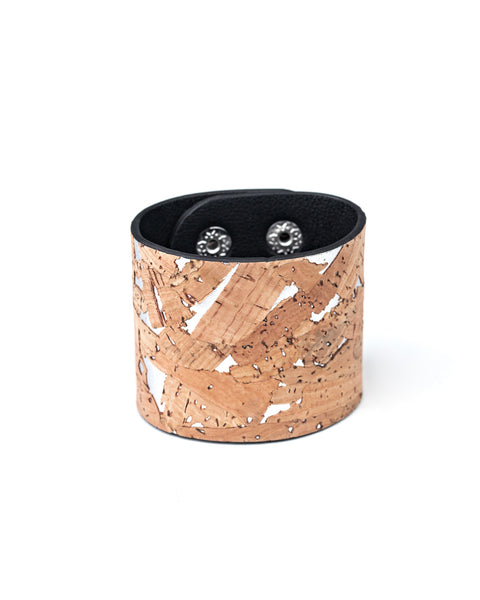 Cork Congo ~ Silver Bracelet