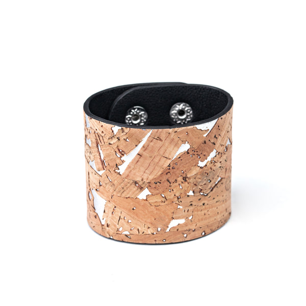 Cork Congo ~ Silver Bracelet