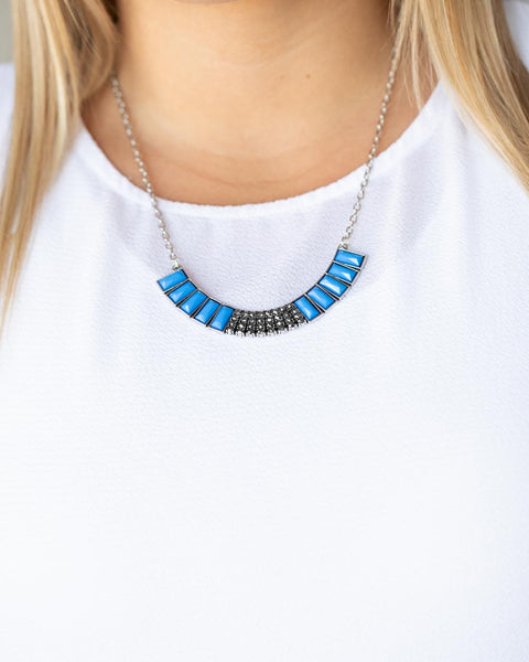 Coup De MANE ~ Blue Necklace