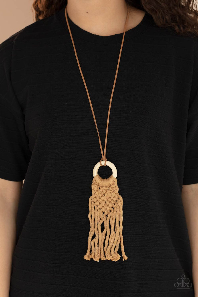 Crafty Couture ~ Brown Necklace
