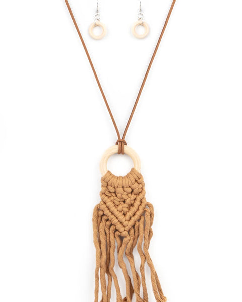 Crafty Couture ~ Brown Necklace