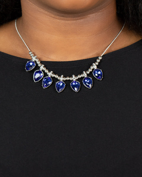 Crown Jewel Couture ~ Blue Necklace
