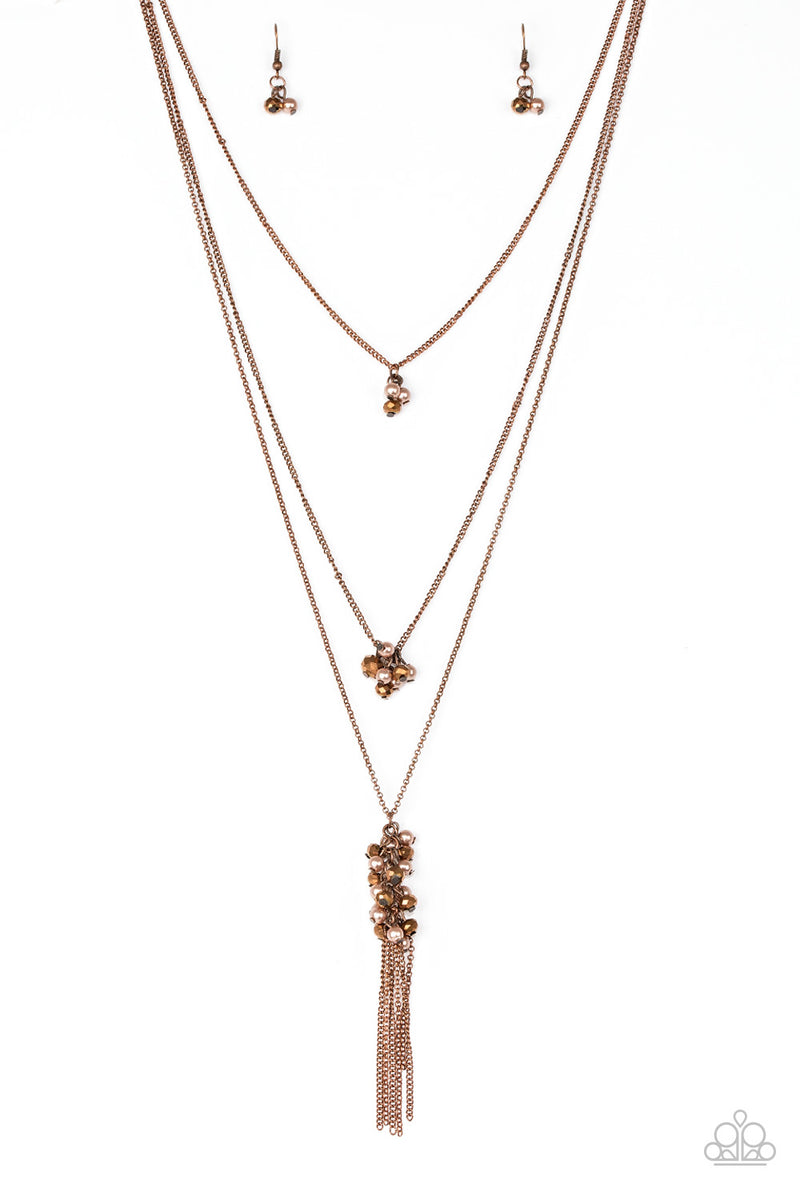 Crystal Cruiser ~ Copper Necklace