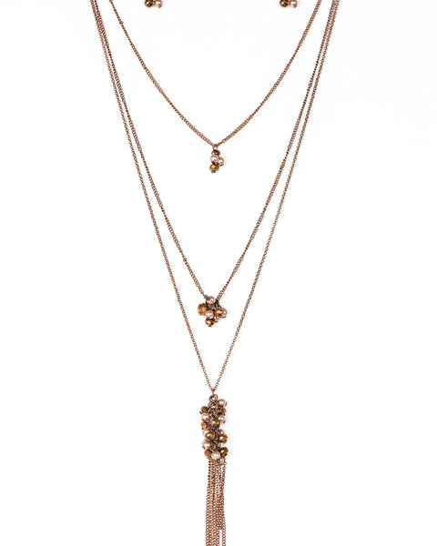 Crystal Cruiser ~ Copper Necklace
