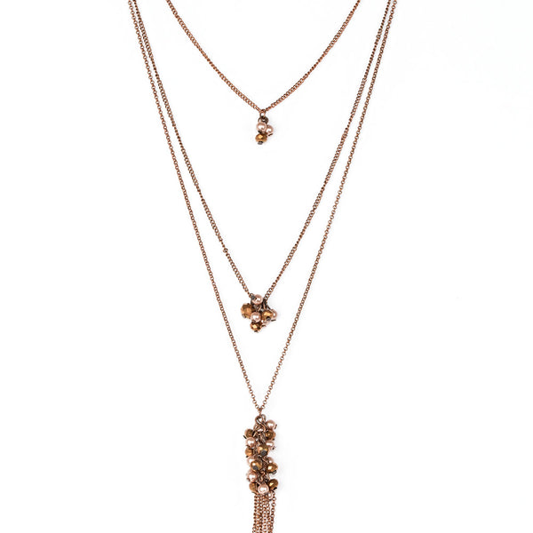 Crystal Cruiser ~ Copper Necklace