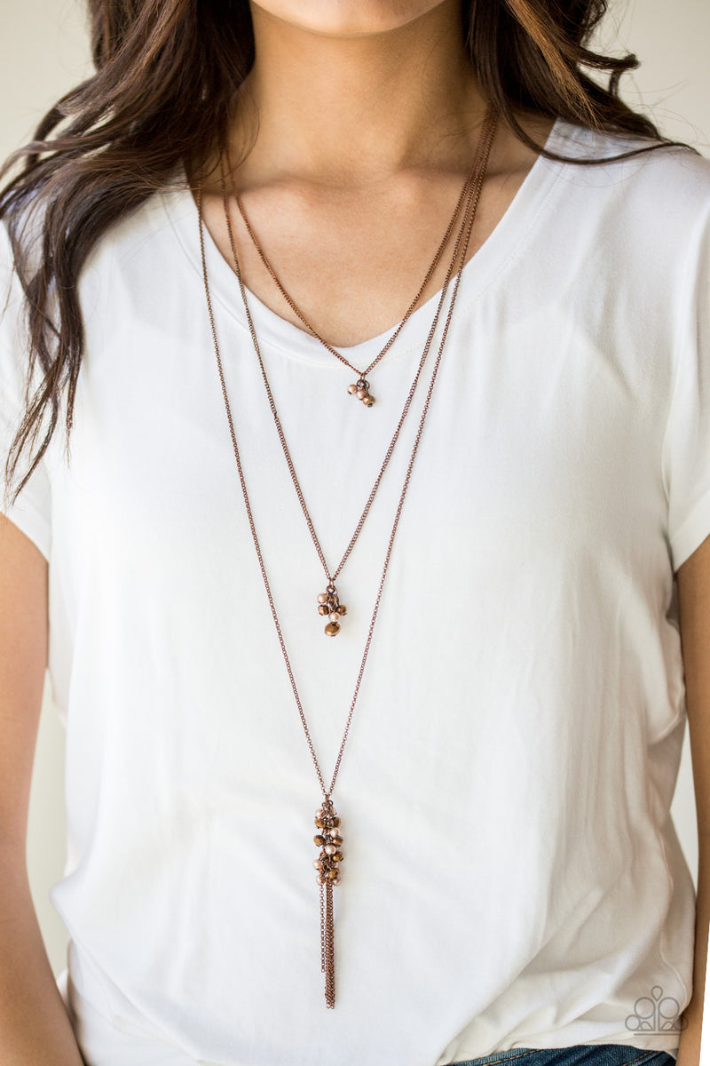 Crystal Cruiser ~ Copper Necklace