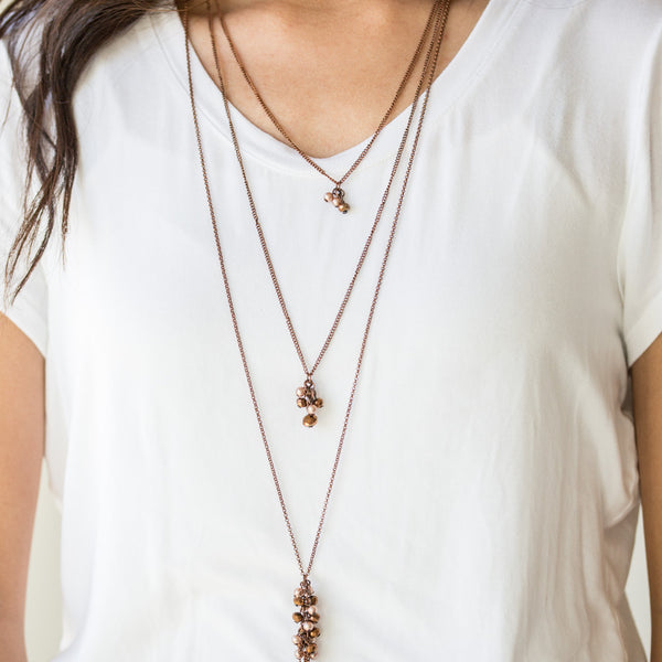Crystal Cruiser ~ Copper Necklace