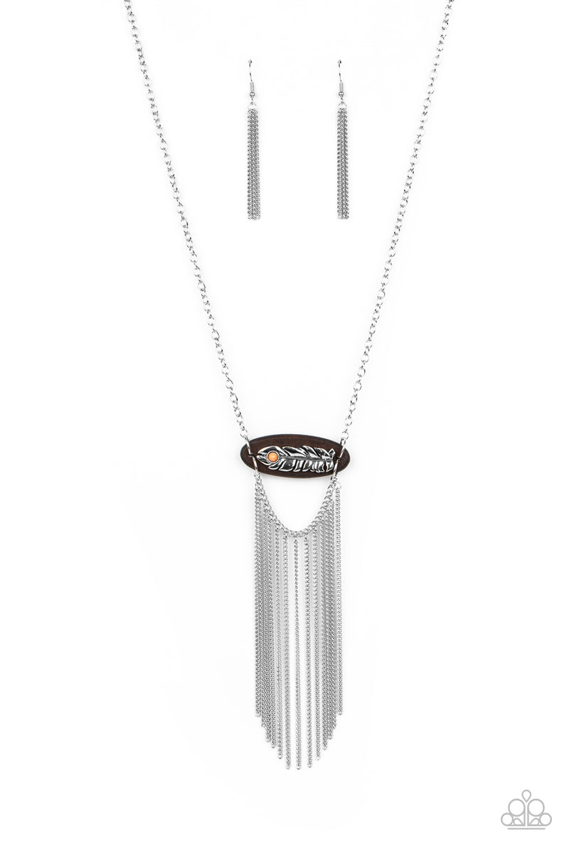 Desert Spirit ~ Orange Necklace