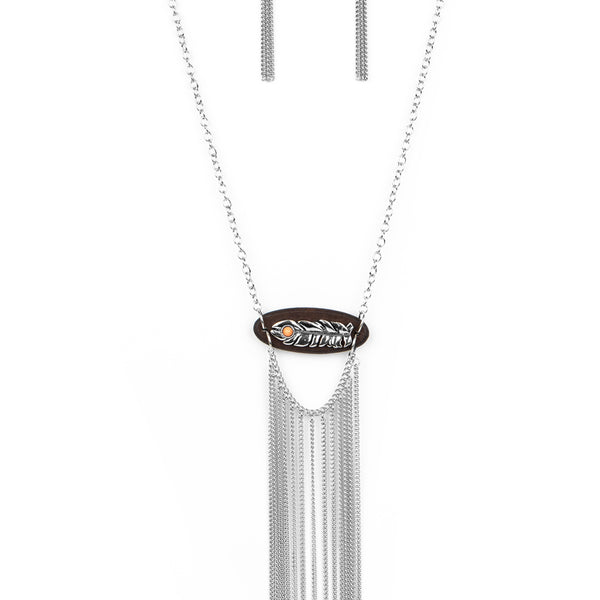 Desert Spirit ~ Orange Necklace