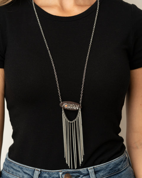 Desert Spirit ~ Orange Necklace