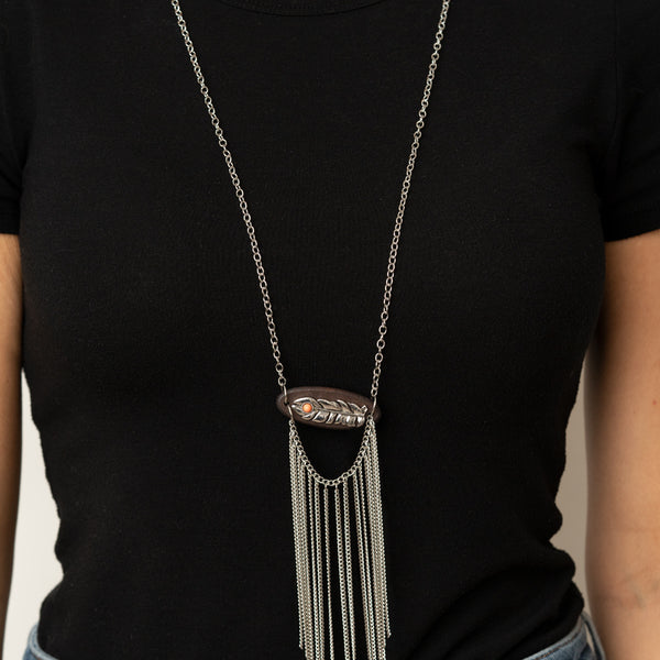 Desert Spirit ~ Orange Necklace