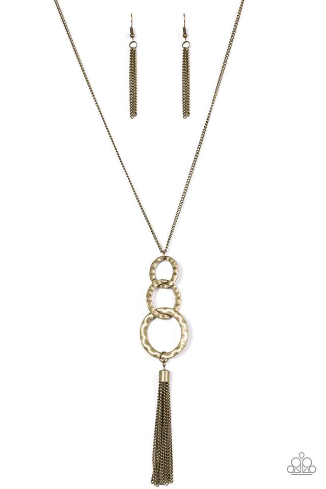 Don't Bold Back ~ Brass Necklace