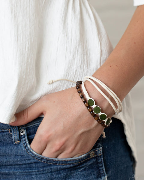 Dream Beach House ~ Green Bracelet