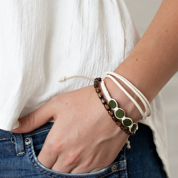 Dream Beach House ~ Green Bracelet