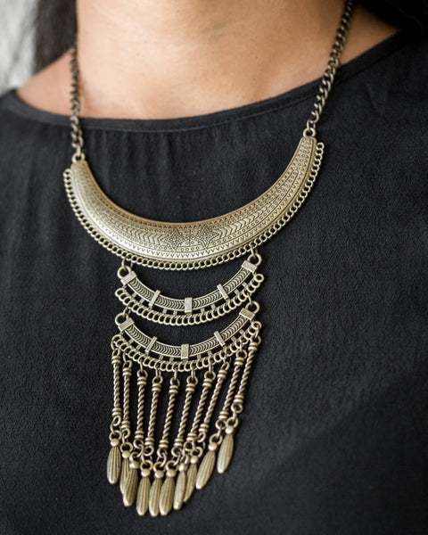 Eastern Empress ~ Brass Necklace