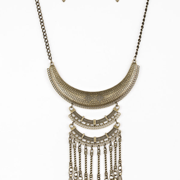 Eastern Empress ~ Brass Necklace